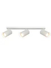 Jessy 3 Light Bar Spot in Ribbed White
