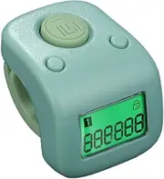 Keyubria Tally Clicker - Hand Mechanical Digit Number Glowing Pitch Counter | Accurate Silent, Palm Click Counter for Golf Sports Offices Stadium