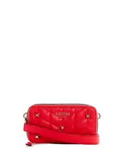 GUESS Red Brera Studded Mini Crossbody Camera Bag