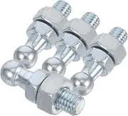 iplusmile 4pcs Zinc Plated Ball Studs for Gas Struts Signboard Mounting Hardware Spring Lift Support Car Iron Stud Bolt Bonnet Hardware Accessories