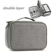 Electronic Organizer Travel Bag USB Cable Gadget Digital Insert Storage Case