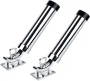 Set of 2 Fishing Rod Holder, 360 Degree Rotation Fishing Rod Outrigger, 316 Stai