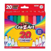 在飛比找Yahoo奇摩購物中心優惠-【美國Cra-Z-Art】20色可水洗彩色筆