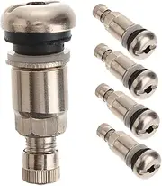 Generic Universal Fitment Tire Valve Stem Kit 5 Pack High Pressure Stems for Vehicle Bicycle Use Quick Screw-On Design