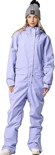 [YEEFINE] Men & Women's Ski Suit One Piece Jumpsuits Winter Outdoor Waterproof Snowsuits