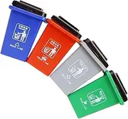Vaguelly 1 Set Fun Boys and Girls Garbage Classification Toys Sorting Signs Mini Trash Truck for Educational Play Environmental Awareness