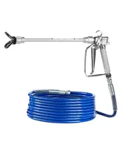 High-Pressure Airless Paint Spray Gun Kit with Hose & Extension Rods