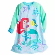 Disney The Little Mermaid Ariel and Flounder Girl's Nightgown, Nightshirt