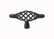 GlideRite 3" Birdcage T-Handle Cabinet Hardware Knob - Matte Black 3051-MB-1