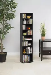 Summit Media Cabinet 261CD/114DVD/132BluRay/Games Espresso