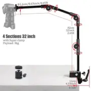Overhead Bracket Magic Articulated Arm Super Clamp Mount Dslr Studio Shooting