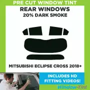 For Mitsubishi Eclipse Cross 2018+ Pre Cut Window Tint Kit 20% Dark Rear Film