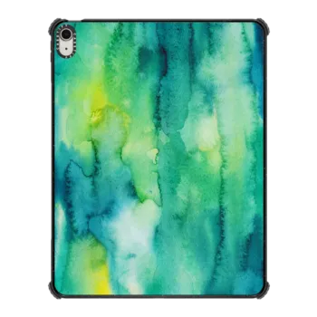 iPad Air 13-inch (M2/M3) iPad Impact Case Rain Forest Moss