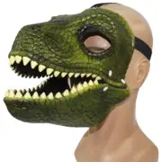 Mask Scary Halloween Horror Godzilla Cosplay Latex Tyrannosaurus Dinosaur