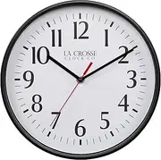 La Crosse 404-3025B 10-inch Basics Quartz Analog Wall Clock - Black