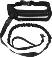Adjustable Waist Belt Hands Free Dog Leash for Running Training Walking Pet L...
