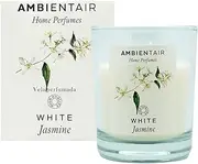 SEVENREEDS Scented Candle ambientair Home White Jasmine - Jasmine Air Freshener for Home, Aromatherapy, Candle in Glass for Indoor Use, Burn Time 30 Hours
