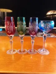 Marsala ~Crystal Grape Fluteds Set Of 3 New!~Nachtmann Traube Crystal WineGlass