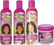 African Pride Dream Kids Olive Miracle | Set of 4 | Detangling Shampoo | 12 oz | Detangling Conditioner | 12 oz | Moisturising Oil | 8 oz | Leave-in Conditioner | 425 g |