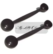 Tupperware New Set of 2 Melon Ball Maker Baller Scoop Scoops Spoon Gadget Black