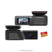 Elinz Single Lens 4K Dash Cam 1.47" Screen WiFi App Control Supercapacitor Compact Car DVR 32GB U3