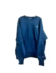 Champion Men's Modern Embroidered Sweatshirt in Jetson Blue Size XL NWT