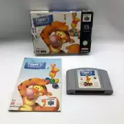 Tigger's honey hunt Nintendo 64 N64 Game Boxed Complete PAL 9JE4