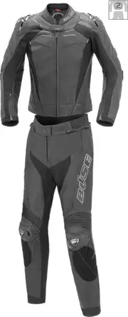 Büse Assen Two Piece Ladies Motorcycle Leather Suit, black, Size 42 for Women