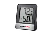 ThermoPro TP49 Black Digital Hygrometer Indoor Thermometer Humidity Meter Room Thermometer