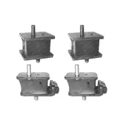 Front + Rear Engine Mount Kit for Mitsubishi Canter FB511 2.8L 4Cyl Diesel 98-99