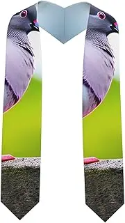 [SKKNT] Cartoon Pigeon 3 Print Graduation Shawl Stole For Academic Commencements Honor Sash Congratulations Gift