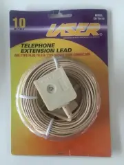10M 605 Type to 610 Type Socket Telephone Extension Lead Cable