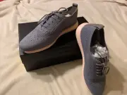New Cole Haan 2 ZEROGRAND STCHLTE Knit Sneakers Women's SZ 9B W11512 Gray/Pink