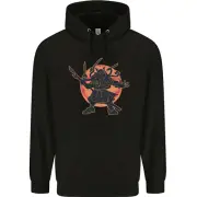 Samurai Cthulhu Kraken Childrens Kids Hoodie