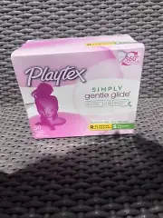 Playtex Simply Gentle Glide Multipack Unscented Tampons w/ Regular & Super, 50ct