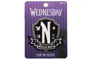 Wednesday Nevermore School Logo Patch