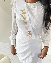 Bride to be Sash, From Muggle to Mrs. Sash for Bachelorette Weekend Party Sash Wizard Theme Sash,Engagement Party Decorations