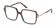 Tom Ford FT5915-B Blue-Light Block 045 Women’s Glasses Brown Size 53 - Private Health Rebate - Blue Light Block Available