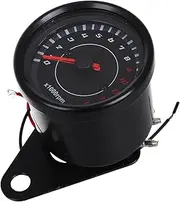 Alipis Motorcycle Tachometer RPM Single-Cylinder Gauge Led Night Lights for Motorbikes