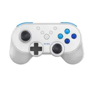 Mini Wireless Controller Bluetooth Controller with Vibration Suitable for Switch Host-White