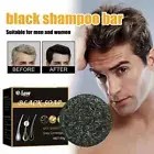 50g Men's Grey Coverage Bar Shampoo Hair Black Darkening Soap Grey Hair Cover