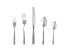FORTESSA Lucca 18/10 Stainless Steel Flatware, 5 Piece Place Setting With Tab...