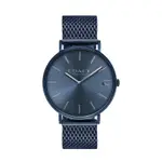 COACH 簡約中性紳士風格經典藍米蘭錶帶 14602146