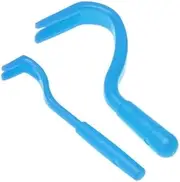 2pcs Pet Flea Tick Remover Tool Hook Removes Grooming Supplies Ticks Pack Drawing Pliers Dog Horse Cat Pet Tick Twister,Blue,2pcs