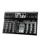 8-Channel Multifunctional Audio Mixer Built-in 16 Digital Effector 48V Phantom