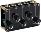 Mingzhe 4-In-1-Out Passive Mixer Module Mini Stereo 4-Channel Passive Mixer A...
