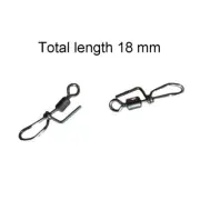 Rust Proof Design 20PCS Cascade Swivels for Sea Fishing Clip Down Silver Color