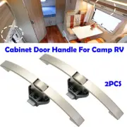 2Pack 128mm Door Cabinet Yacht Camper Caravan Push Button Pull Handle Lock Knob