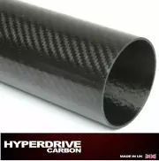 Carbon Fibre Tube Exhaust Sleeve 250mm Length Gloss Twill Different Diameters