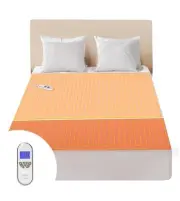 Premium Multi-Zone Heated Mattress Pad Size, 54" x 75", 9 Heat Settings, Full